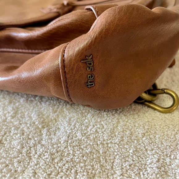 The Sak Ventura II Distressed Leather Convertible Backpack/Crossbody - Picture 5 of 7